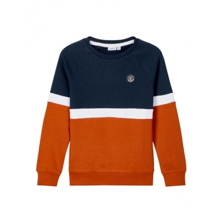 NAME IT Kids Neelo Sweatshirt - Burnt Brick