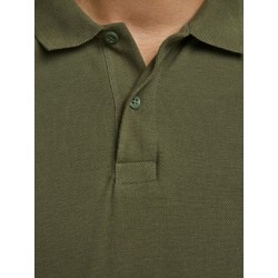 JACK & JONES BASIC POLO SS SLIM FIT- OLIVE NIGHT