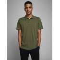 JACK & JONES BASIC POLO SS SLIM FIT- OLIVE NIGHT