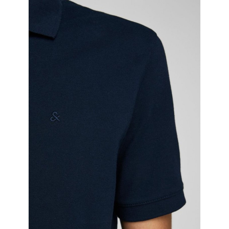 JACK & JONES BASIC POLO SS SLIM FIT- NAVY BLAZER