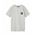 LMTD Noonie S/S T-shirt - Light Grey Melange