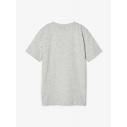 LMTD Noonie S/S T-shirt - Light Grey Melange