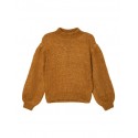 NAME IT KIDS Nnit Ls Strikbluse M. Ballonærmer - Monks Robe