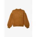 NAME IT KIDS Nnit Ls Strikbluse M. Ballonærmer - Monks Robe
