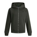 JACK & JONES JUNIOR SOFT SWEAT ZIP HOODIE - ROSIN