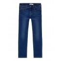 NAME IT Kids Theo Sweat Denim Buks - Dark Blue Denim