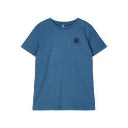 NAME IT Kids Tano kortærmet bomulds t-shirt - Real Teal