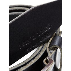 JACK & JONES Paul Læder Bælte - Sort