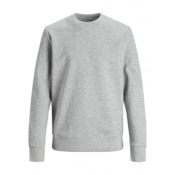 JACK & JONES JR BASIC SWEATSHIRT - LIGHT GREY