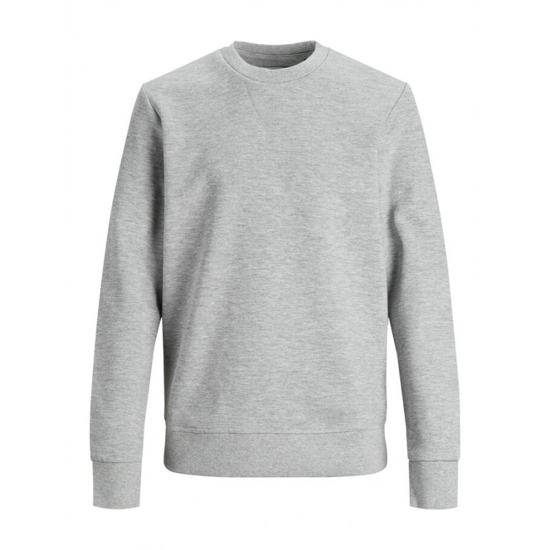 JACK & JONES JR BASIC SWEATSHIRT - LIGHT GREY