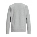 JACK & JONES JR BASIC SWEATSHIRT - LIGHT GREY