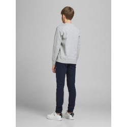 JACK & JONES JR BASIC SWEATSHIRT - LIGHT GREY
