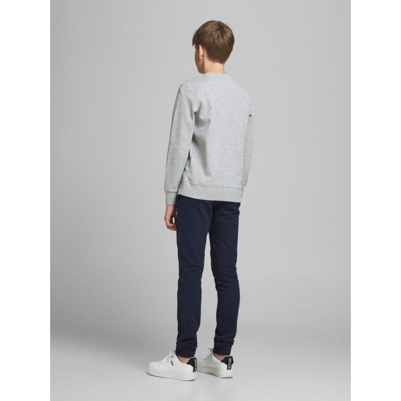 JACK & JONES JR BASIC SWEATSHIRT - LIGHT GREY