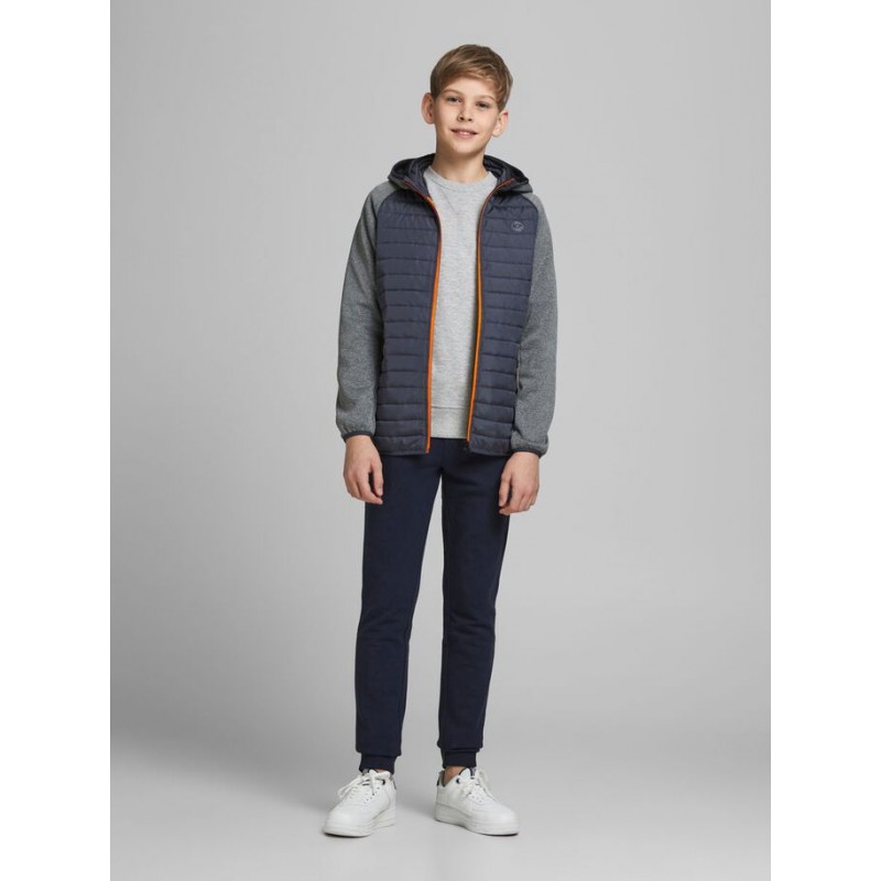JACK & JONES JR BASIC SWEATSHIRT - LIGHT GREY