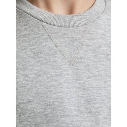 JACK & JONES JR BASIC SWEATSHIRT - LIGHT GREY