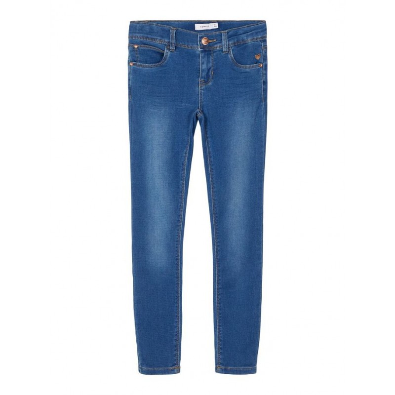 NAME IT Kids Polly Denim SweatJeans - Medium Blue Denim