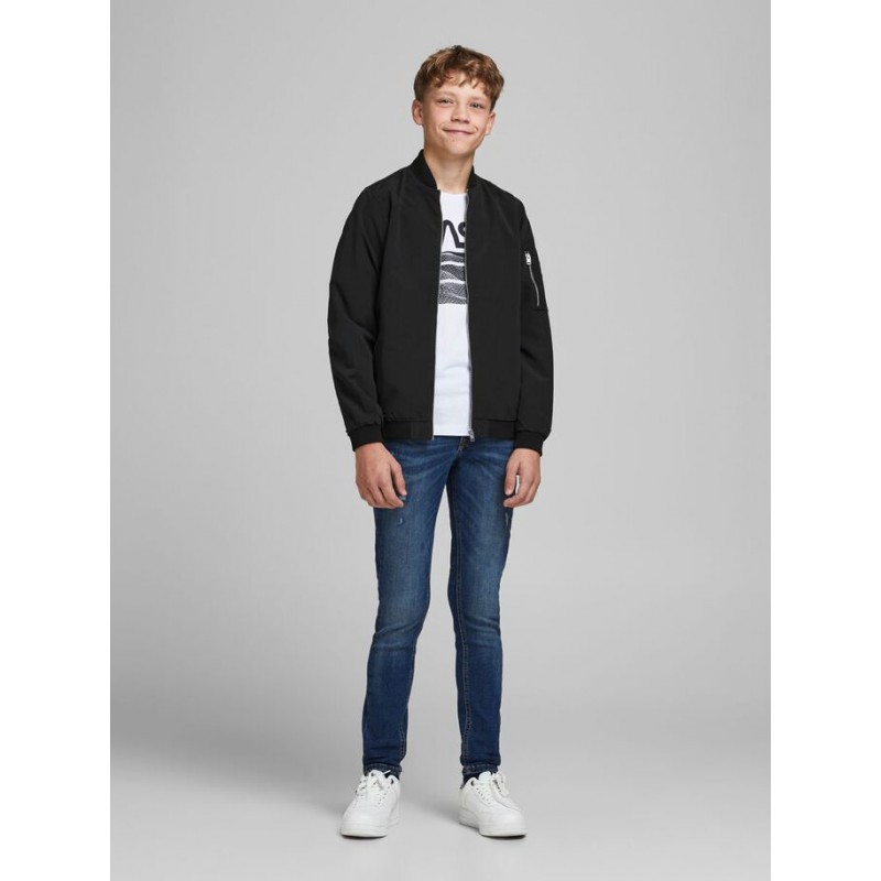 JACK & JONES JR Rush Bomber Jakke - Sort