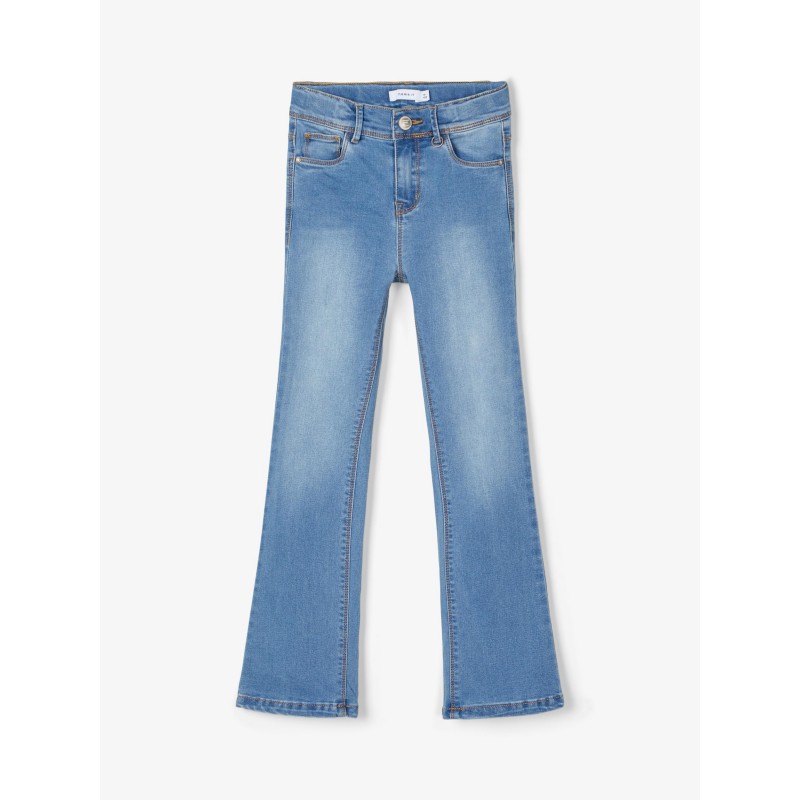 NAME IT Kids Polly Trillas HW Jeans - Medium Blue Denim