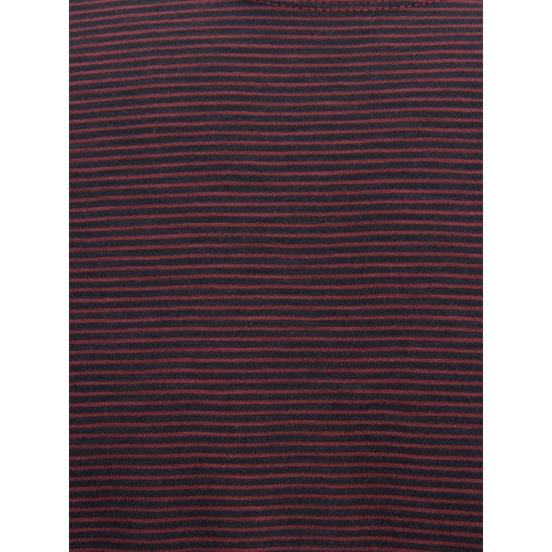 JACK & JONES BLAEON CREW NECK T-SHIRT S/S - RED MAHOGANY