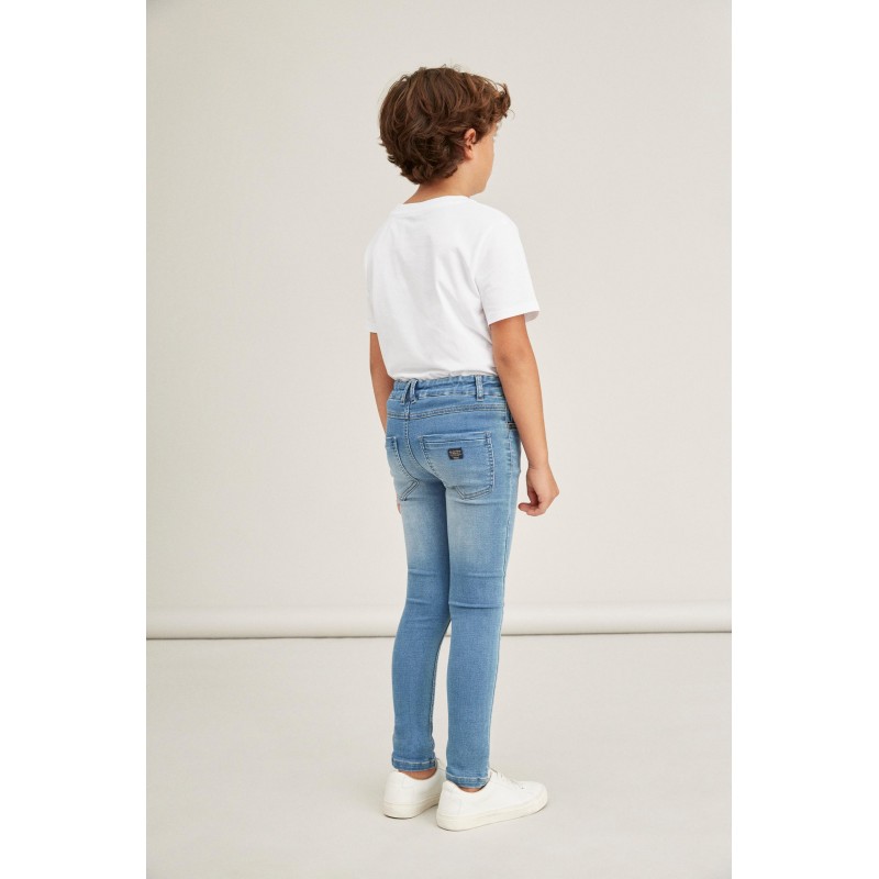 NAME IT Kids Pete Tobos Sweatdenim - Medium Blue Denim