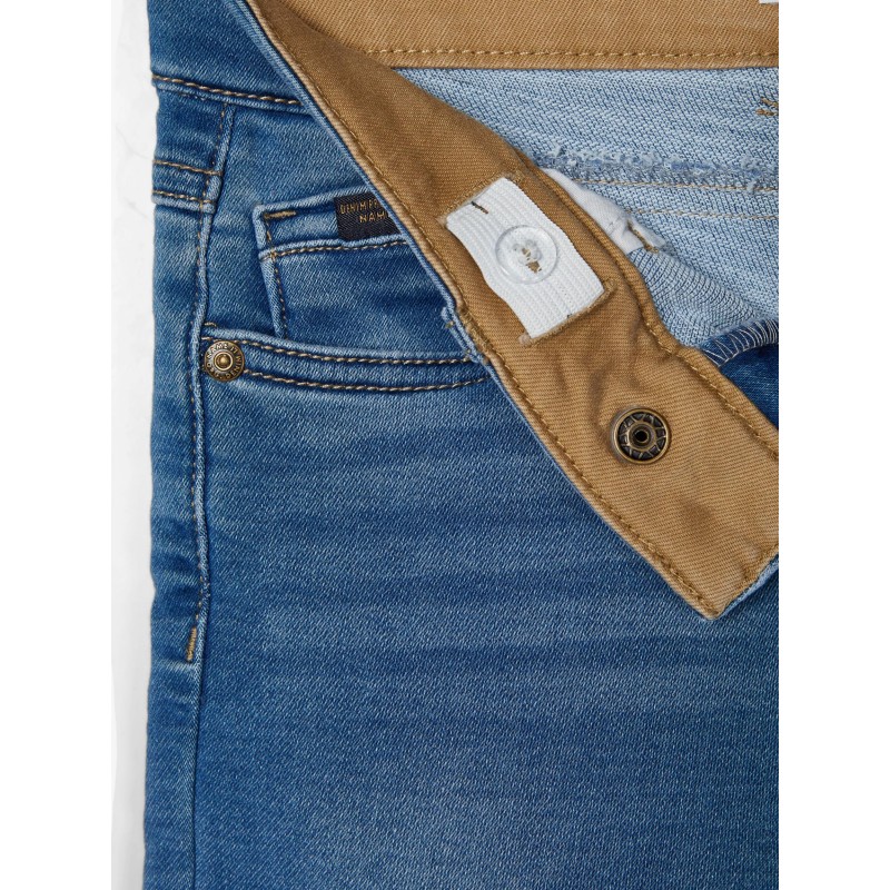 NAME IT Kids Pete Tobos Sweatdenim - Medium Blue Denim