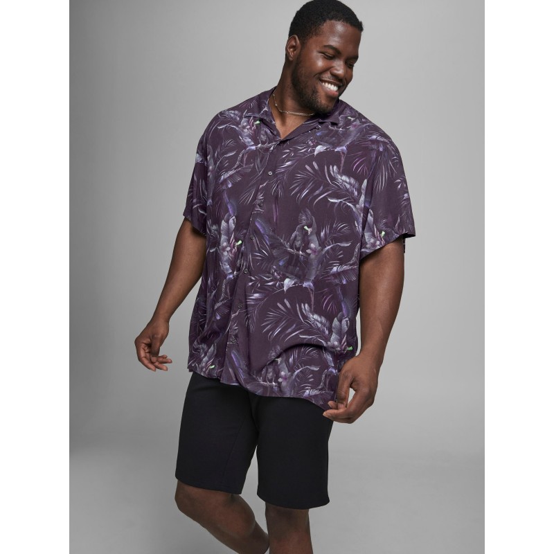 JACK & JONES Plus Size Jerry Kortærmet Skjorte - Tap Shoe