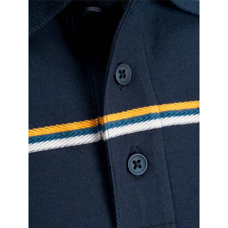 JACK & JONES PLUS HARRY S/S POLO - NAVY BLAZER