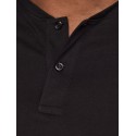 JACK & JONES PLUS BOND L/S GRANDDAD PS- BLACK