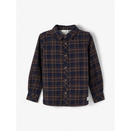NAME IT KIDS TAIGER L OVERSHIRT - Dark Sapphire