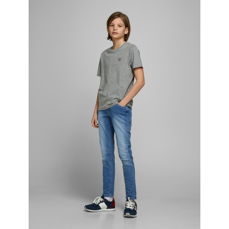 JACK & JONES Junior Liam Skinny Jeans - Medium Blue Denim
