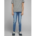 JACK & JONES Junior Liam Skinny Jeans - Medium Blue Denim