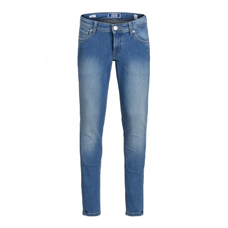 JACK & JONES Junior Liam Skinny Jeans - Medium Blue Denim
