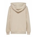 ONLY FEEL LIFE L/S SWEATHOOD - HUMUS
