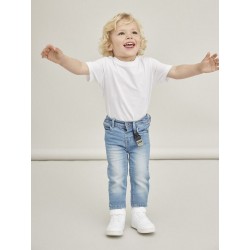 NAME IT MINI SOFUS SWEAT KEY PANTS - LIGHT BLUE DENIM