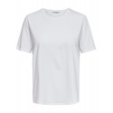 ONLY ONLY LIFE S/S TOP - WHITE