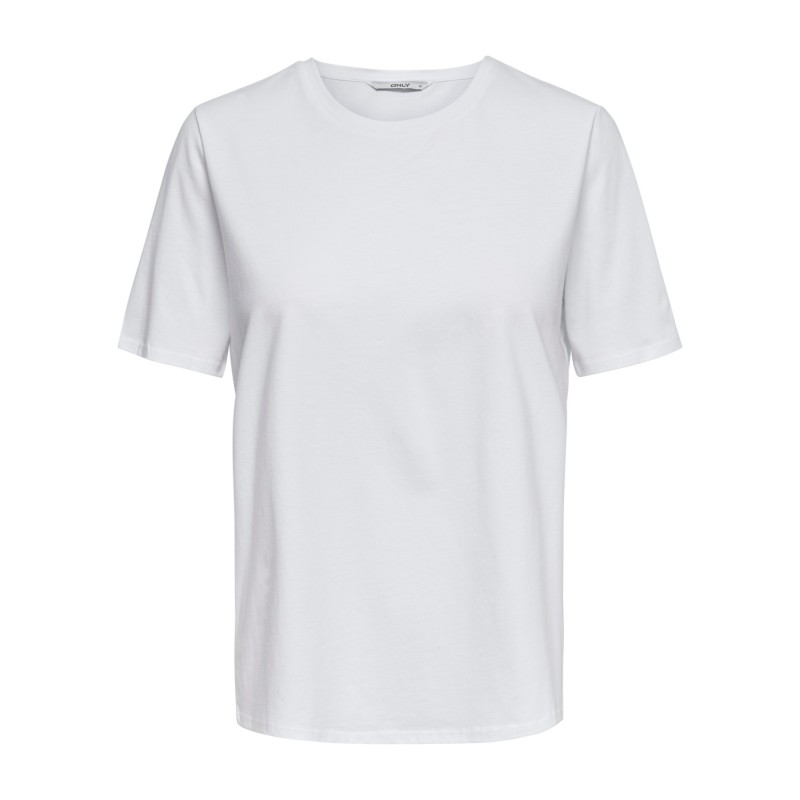 ONLY ONLY LIFE S/S TOP - WHITE