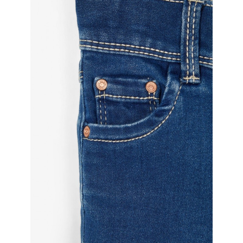 NAME IT MINI POLLY DENIM PANTS - Medium Blue Denim