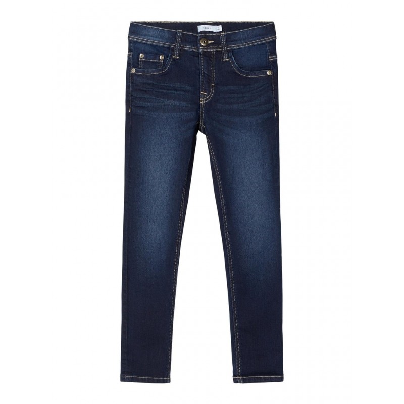 NAME IT Kids Silas Denim Thris Jeans - Dark Blue Denim