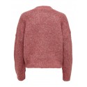 ONLY ZOEY L/S CARDIGAN - RED OCHRE