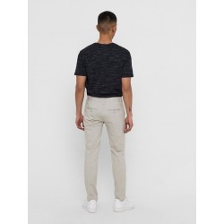 Only & Sons Mark Performance Chino Bukser - CHINCHILLA