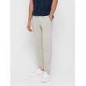Only & Sons Mark Performance Chino Bukser - CHINCHILLA