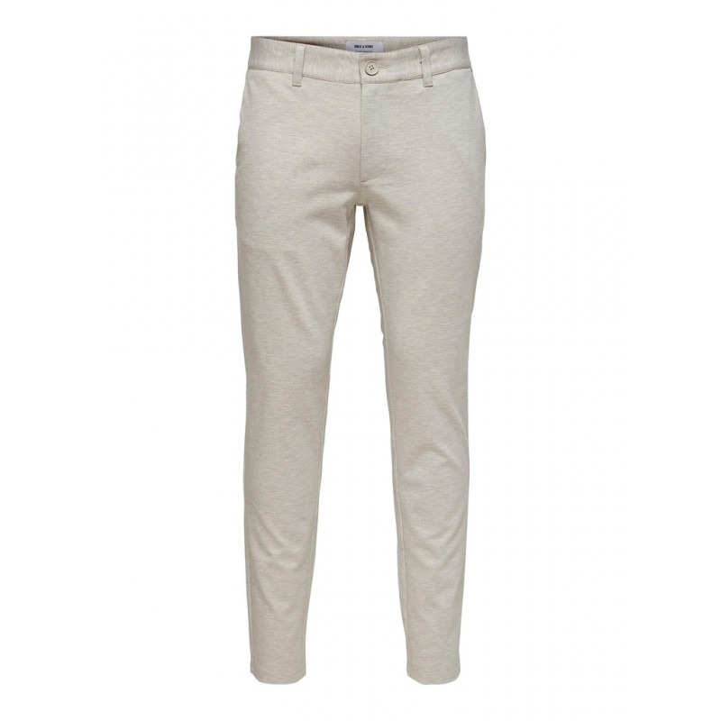 Only & Sons Mark Performance Chino Bukser - CHINCHILLA