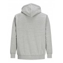 JACK & JONES PLUS Tons Hoodie - Light Grey Melange