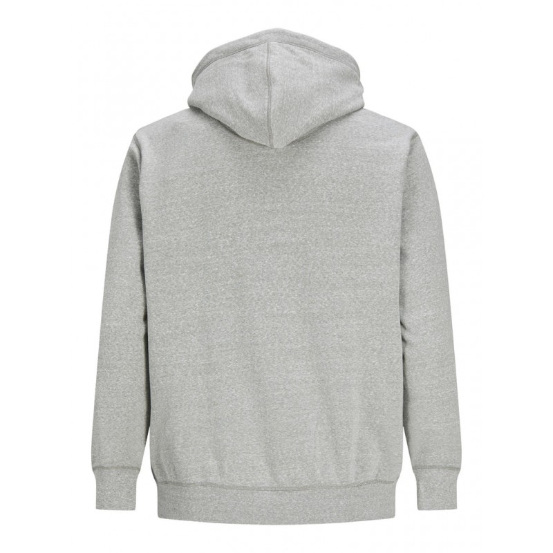 JACK & JONES PLUS Tons Hoodie - Light Grey Melange