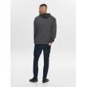 ONLY & SONS WINSTON SWEAT HOODIE - BLACK MEL.