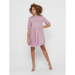 ONLY Chicago 3/4 Kjole - Dawn Pink