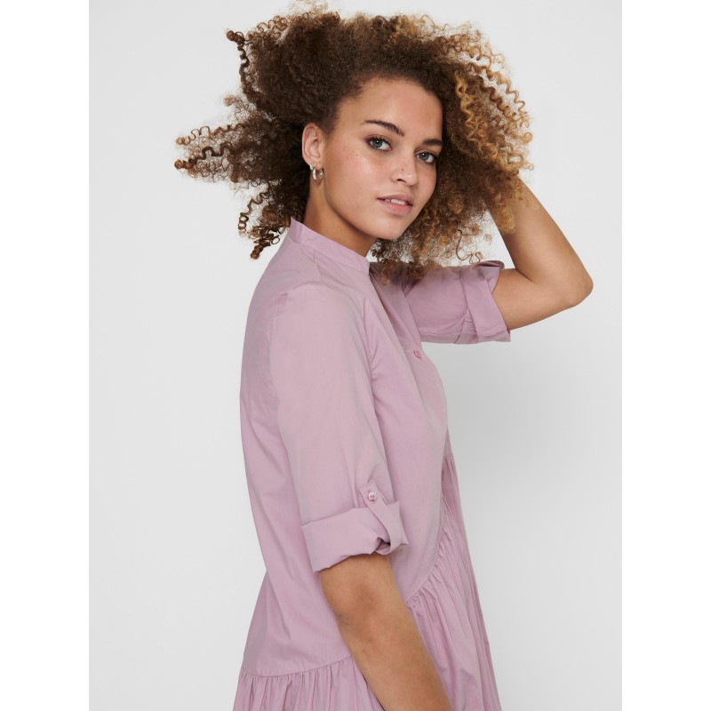 ONLY Chicago 3/4 Kjole - Dawn Pink