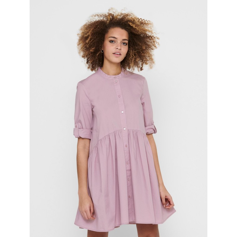 ONLY Chicago 3/4 Kjole - Dawn Pink