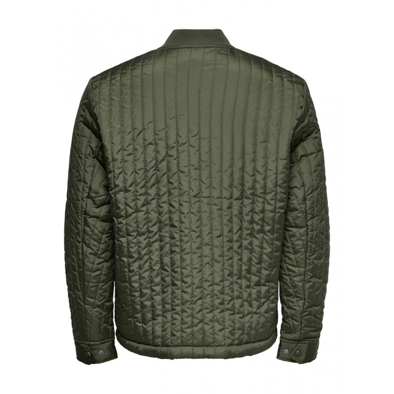 ONLY & SONS VINCENT LIFE QUILTED Jakke - Olive Night