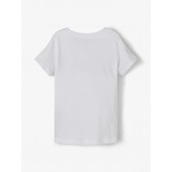Name It Mini Brigitta S/S Top - Bright White